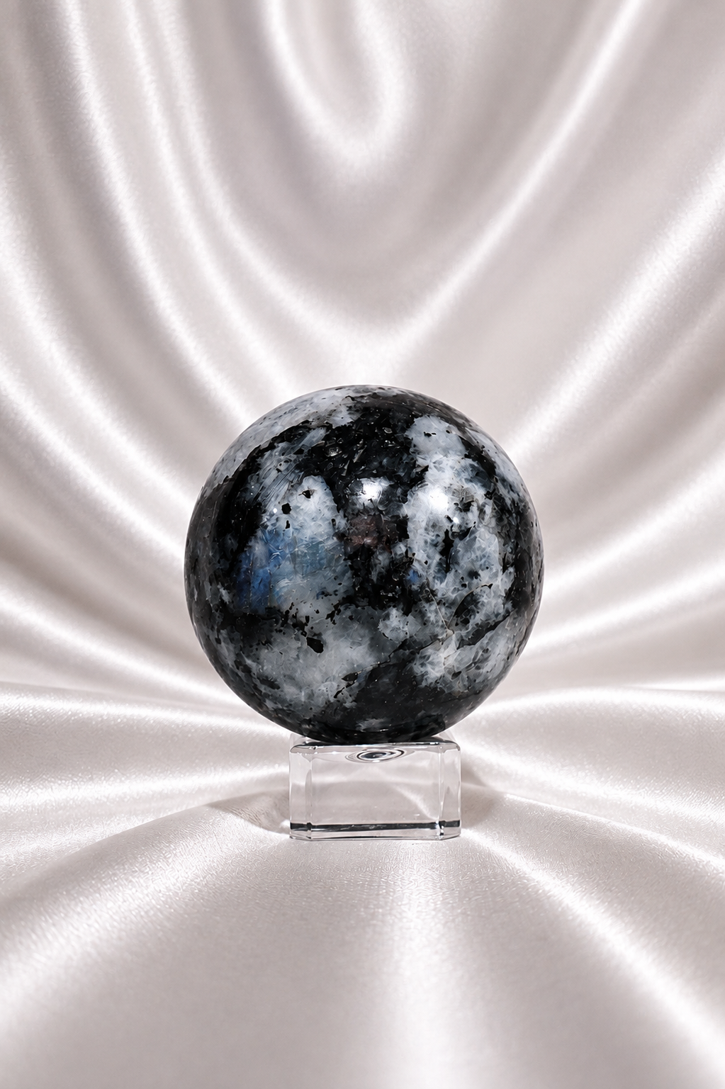 Rainbow Moonstone Sphere #17