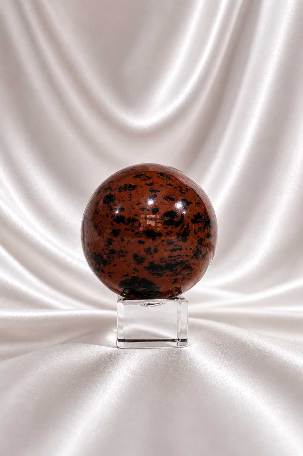 Mahogany Obsidian Sphere #8