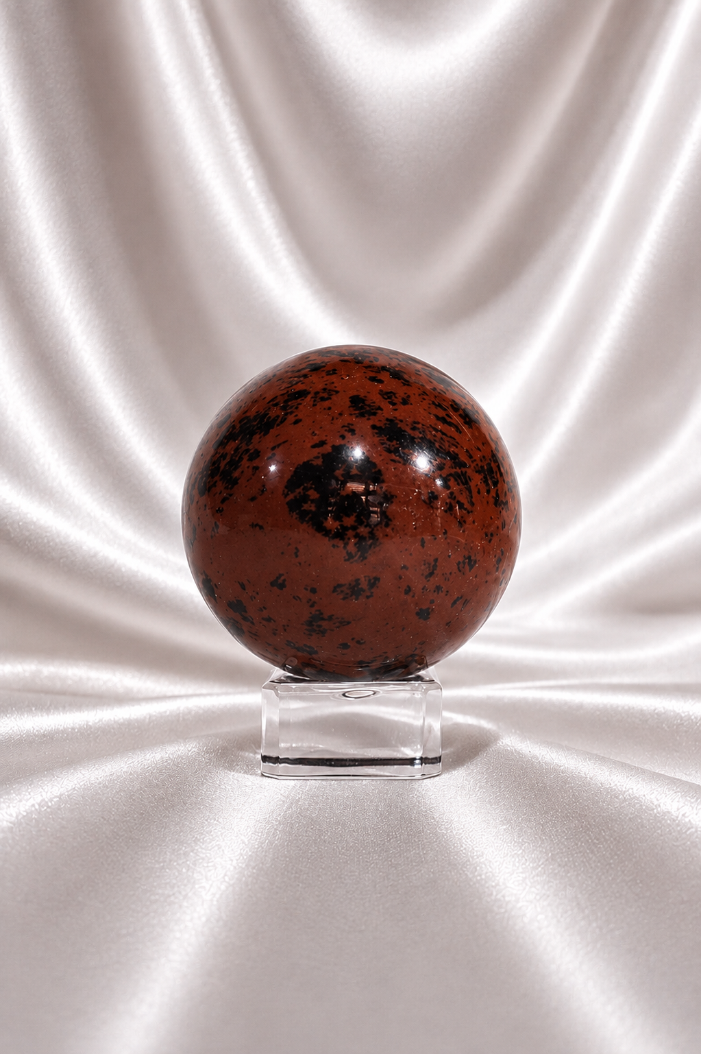 Mahogany Obsidian Sphere #8