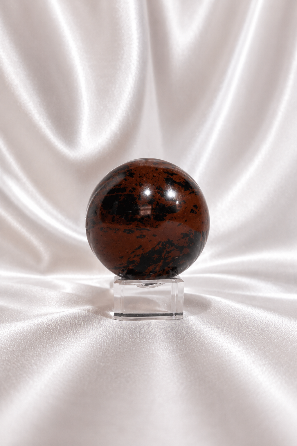 Mahogany Obsidian Sphere #5