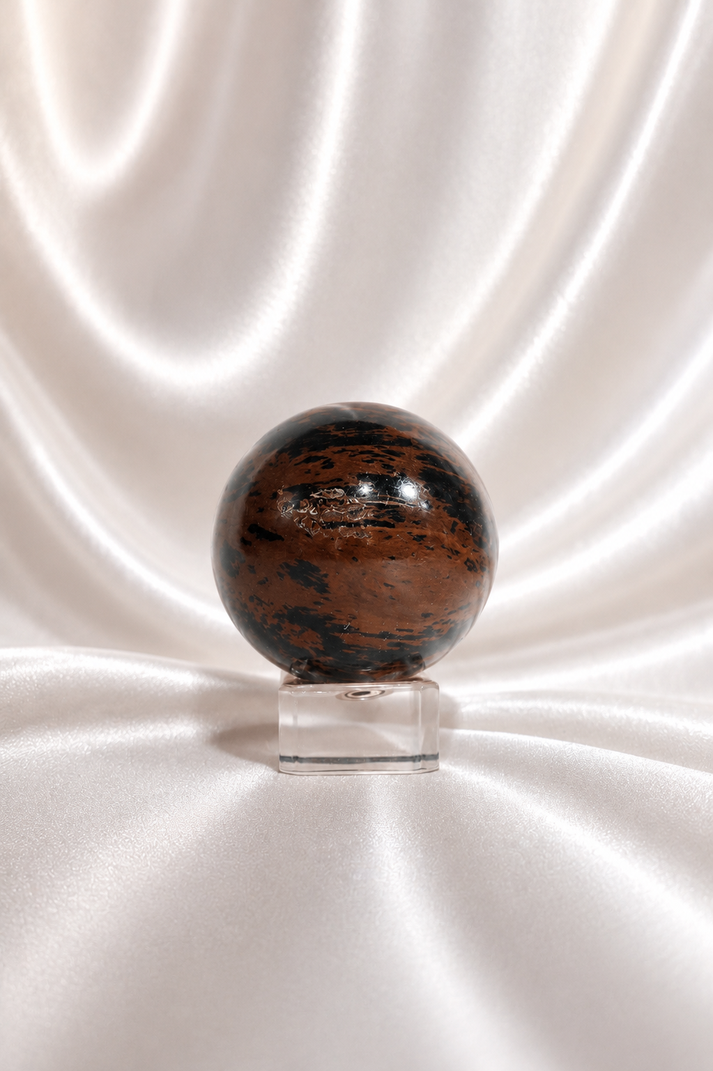 Mahogany Obsidian Sphere #5