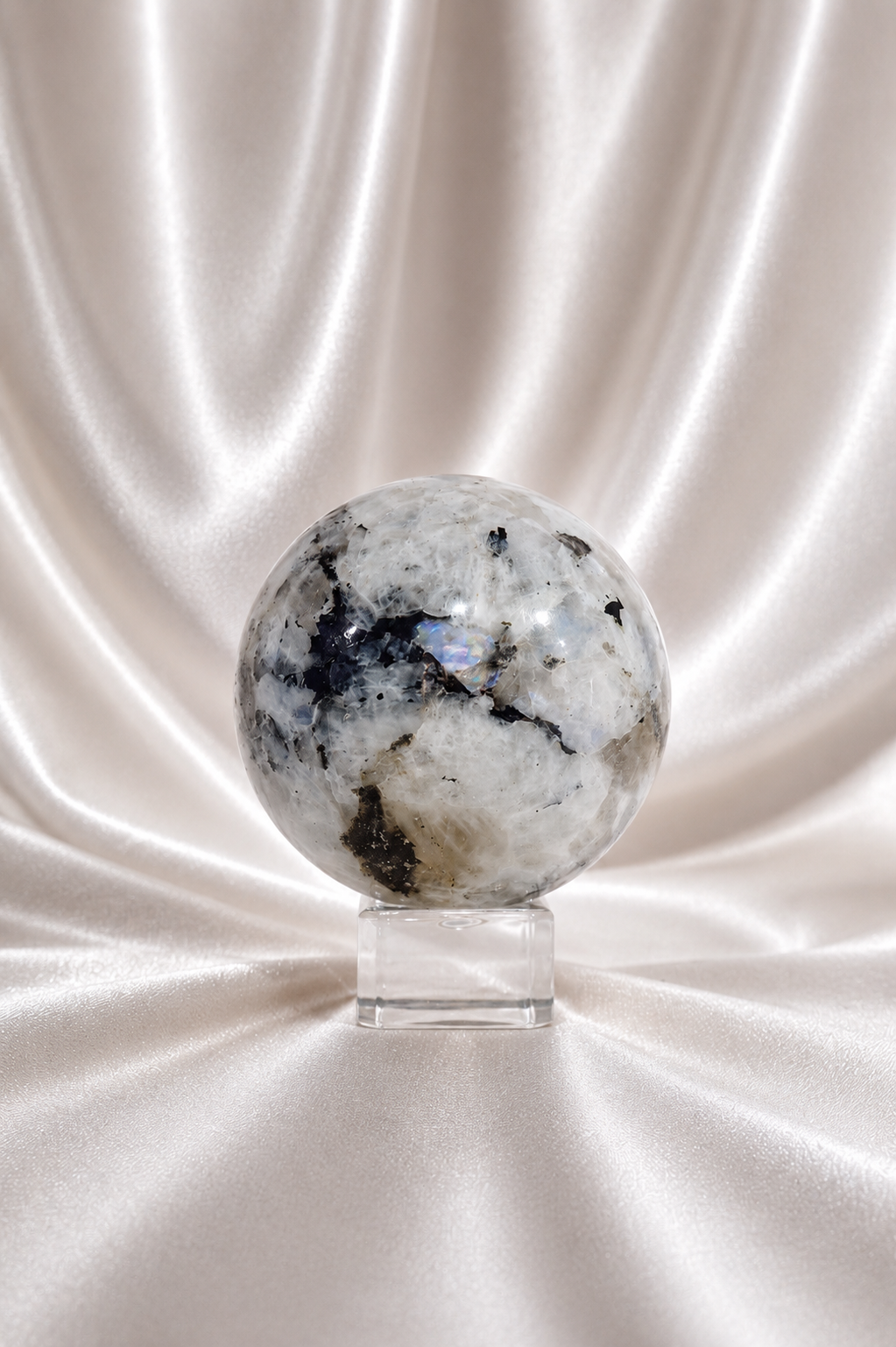 Rainbow Moonstone Sphere #18