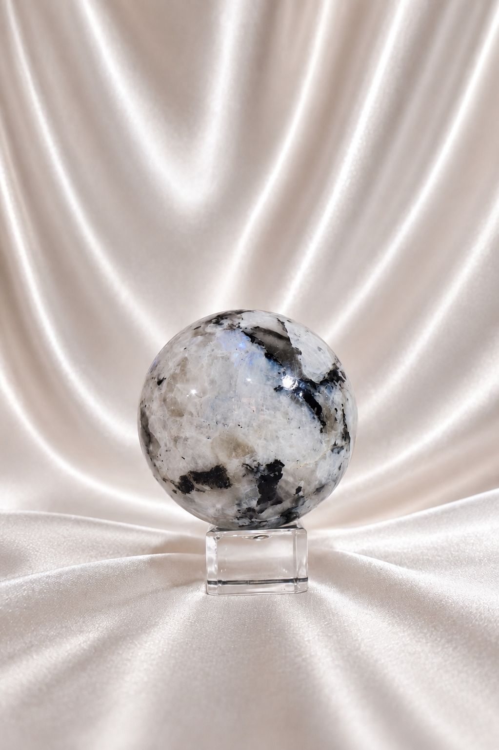 Rainbow Moonstone Sphere #18