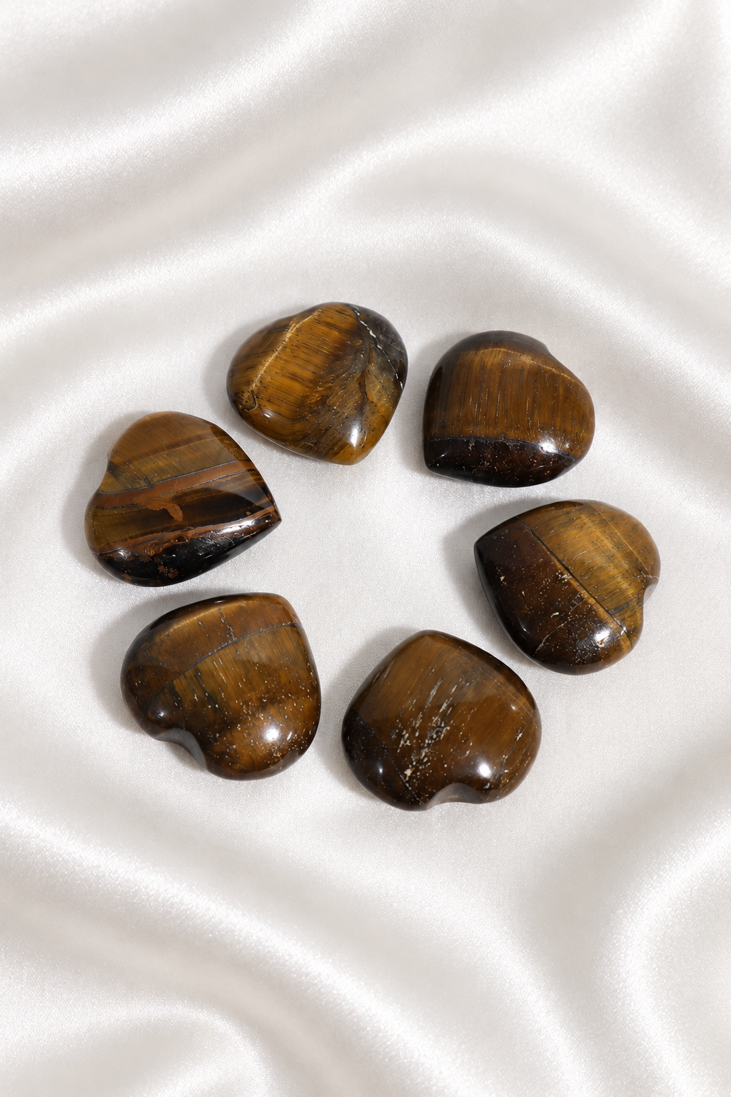 Tiger's Eye Hearts