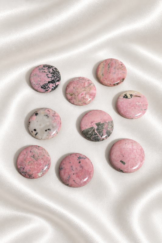Peruvian Rhodonite Flat Stones