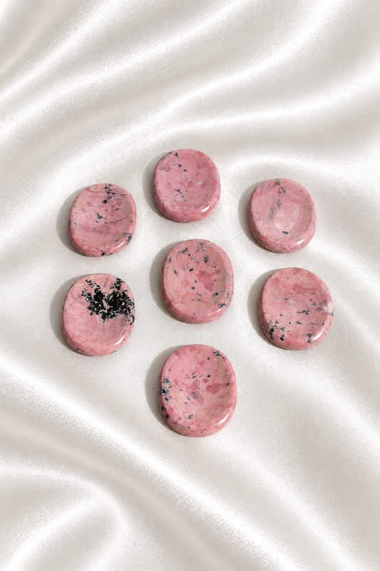 Peruvian Rhodonite Worry Stone