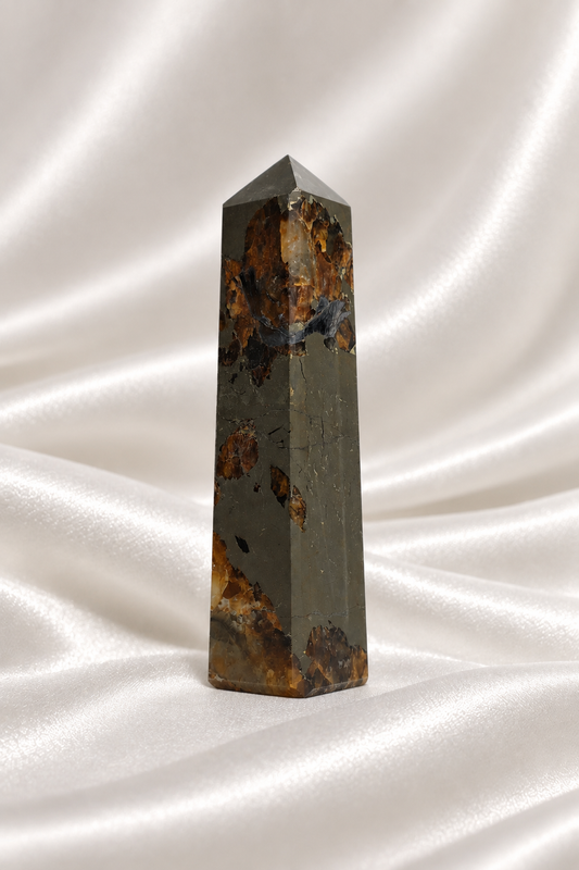 Pyrite & Golden Healer Tower #3 - RARE