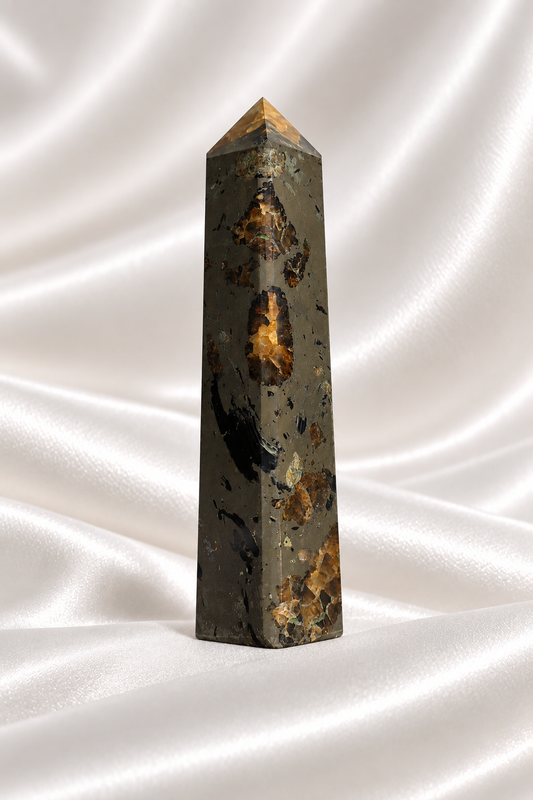 Pyrite & Golden Healer Tower #6 - RARE