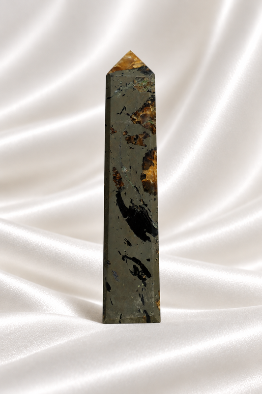 Pyrite & Golden Healer Tower #6 - RARE