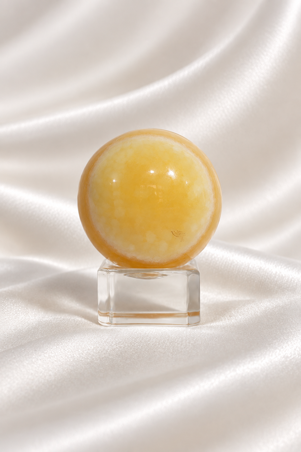 Orange Calcite Sphere #1