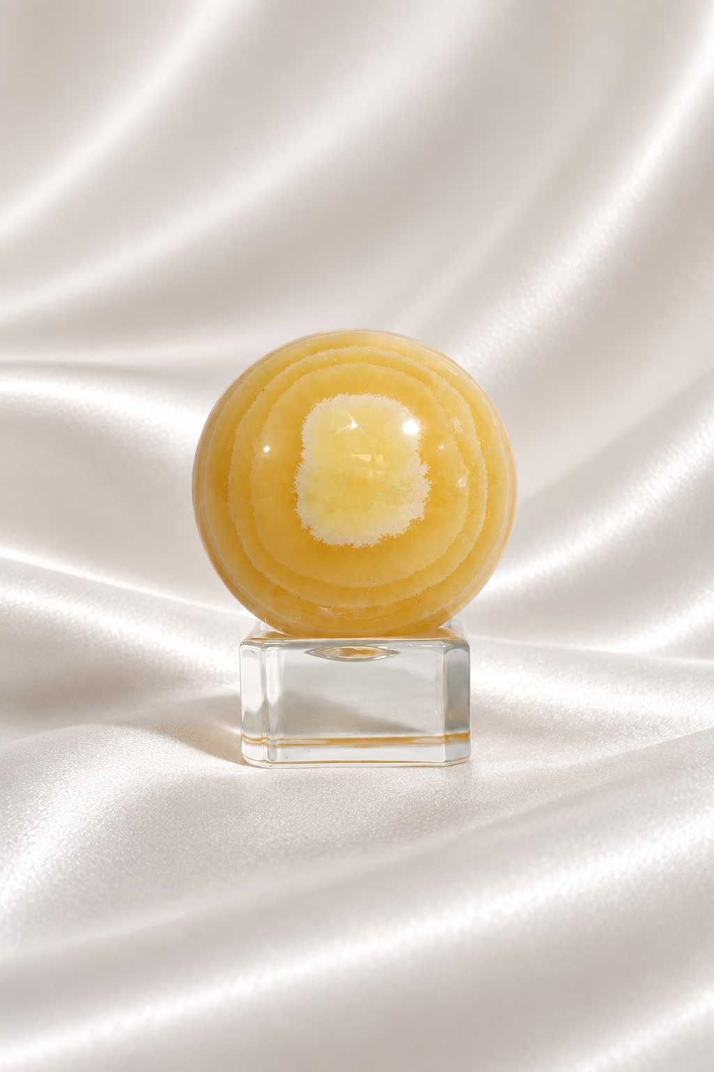 Orange Calcite Sphere #1