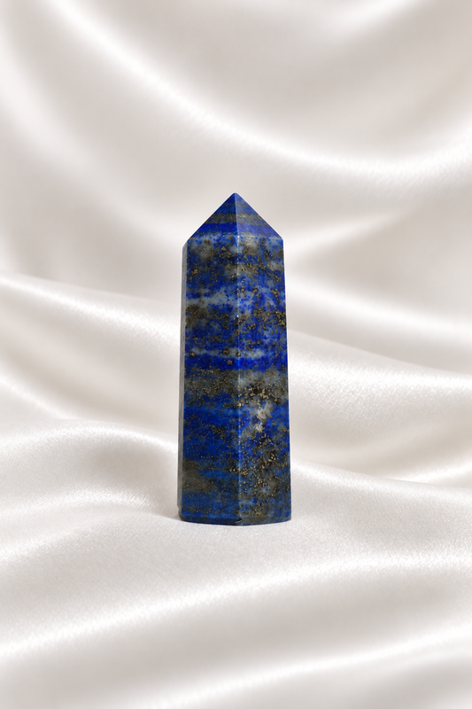 Lapis Lazuli Point #5- Tip Chipped