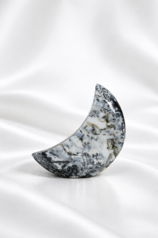 Dendritic Opal Standing Moon #5