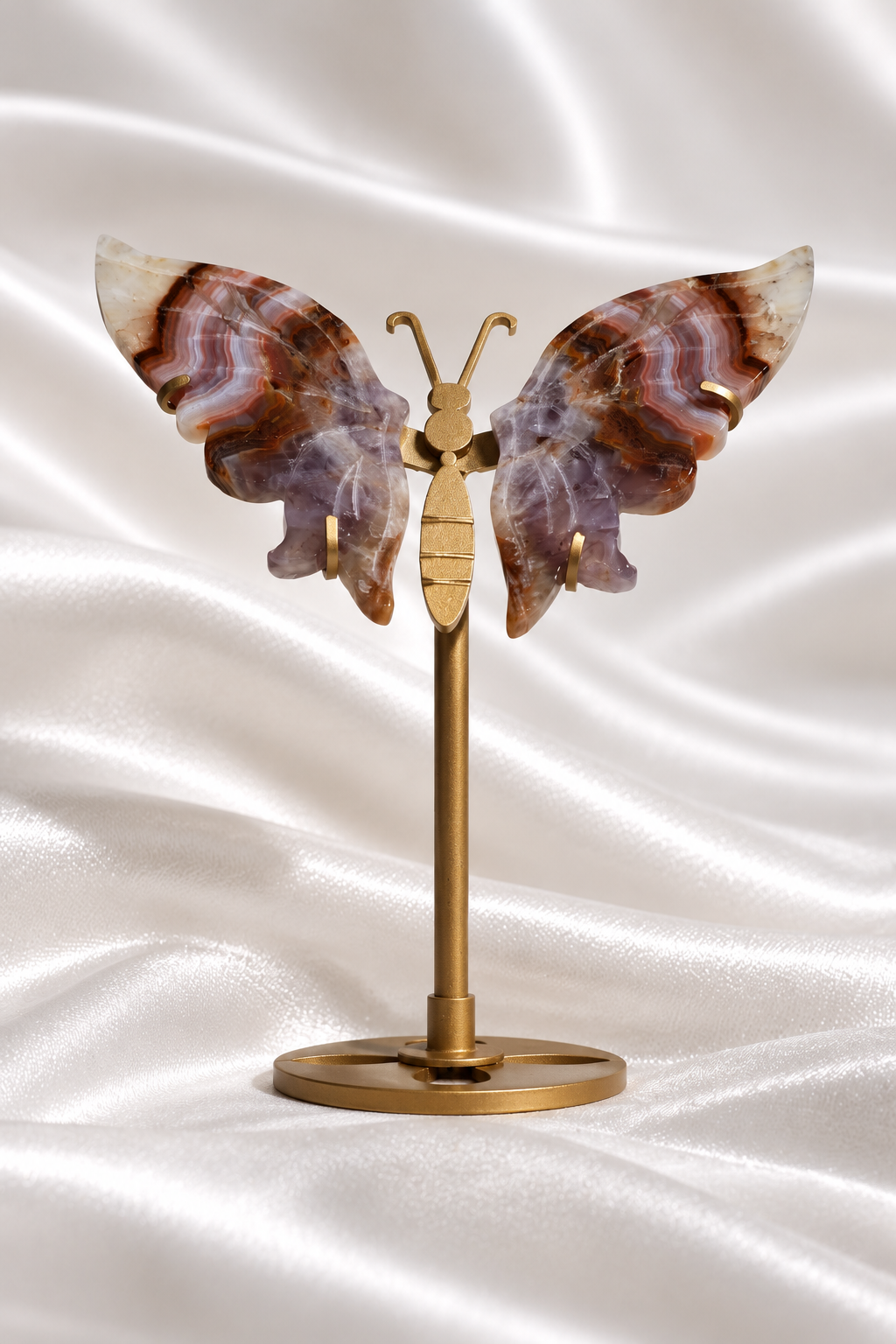 Amethyst Agate Butterfly Wings #13