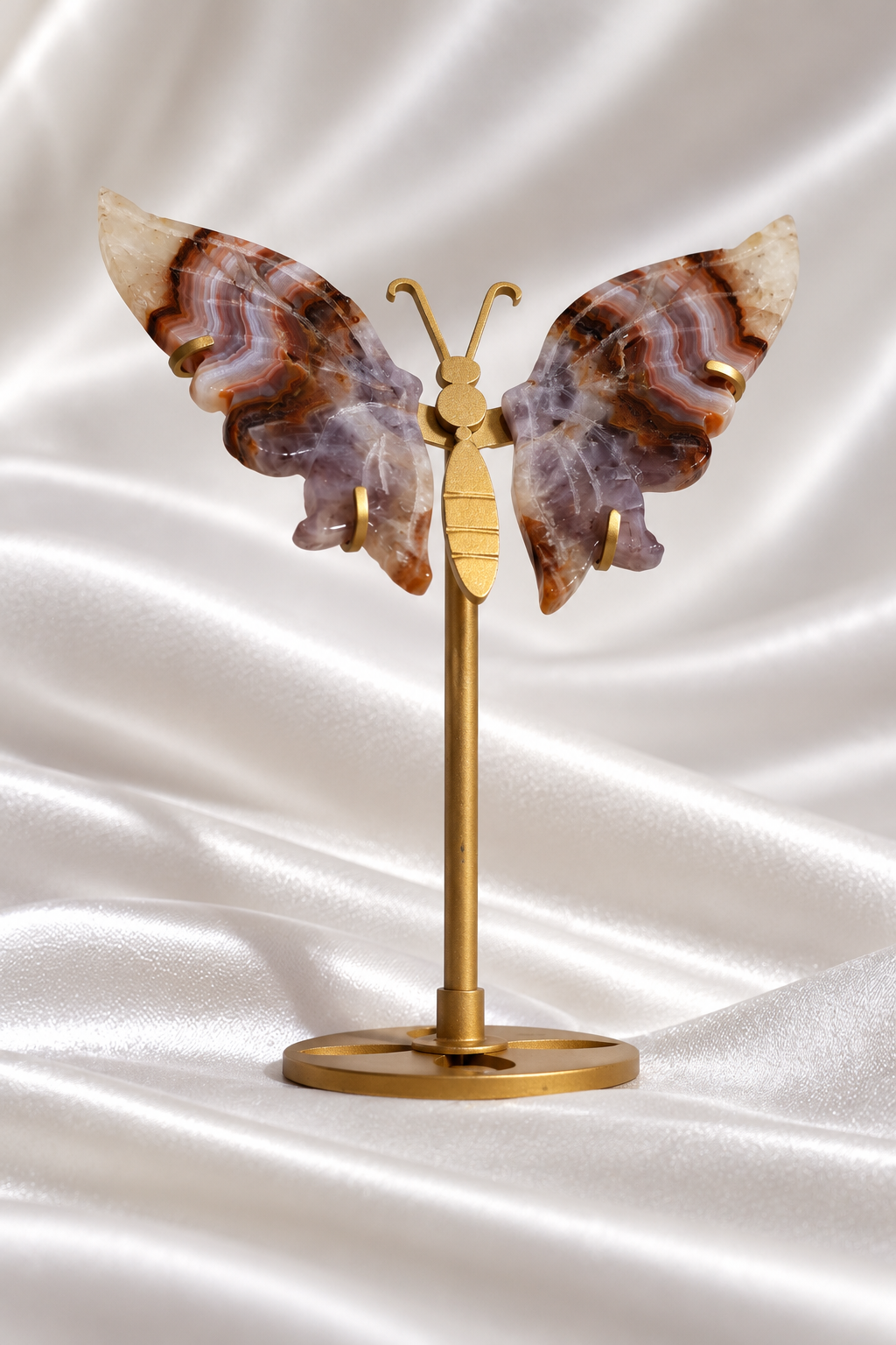 Amethyst Agate Butterfly Wings #13
