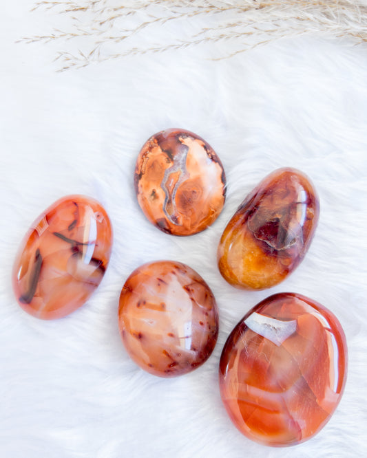 Carnelian Palm Stone