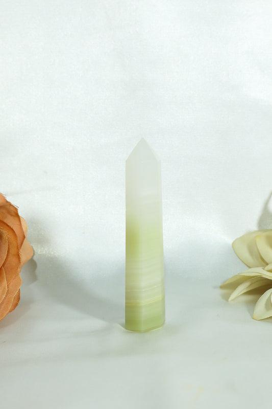 Green Banded Onyx Tower #1