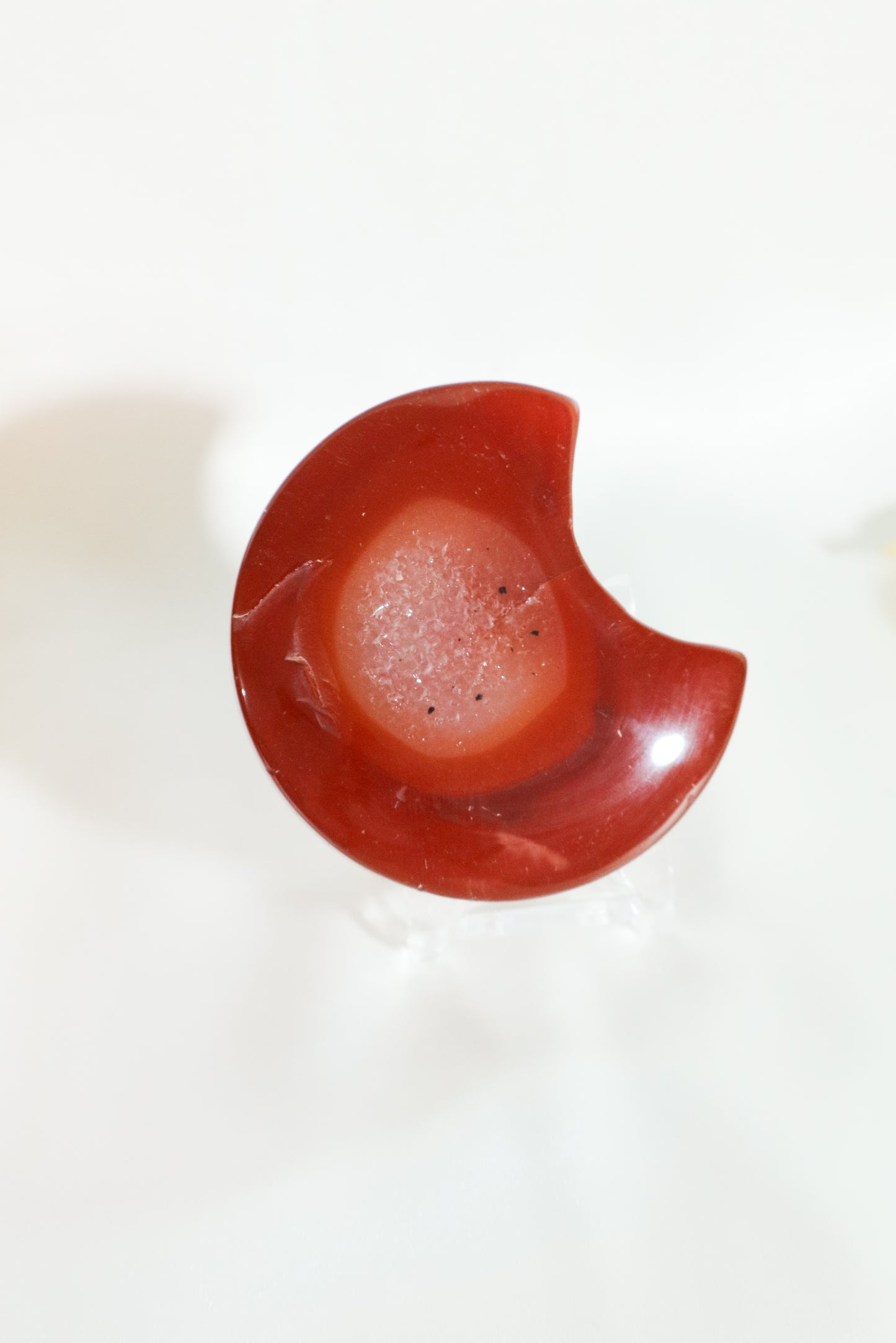 Druzy Carnelian Moon #3