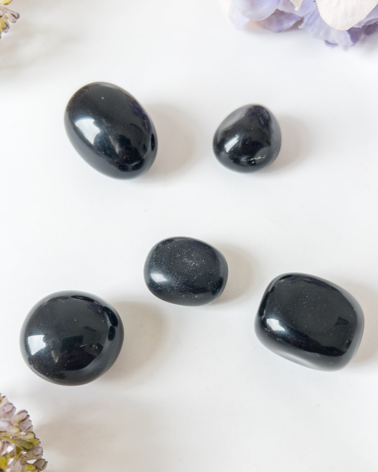 Black Obsidian Tumbles