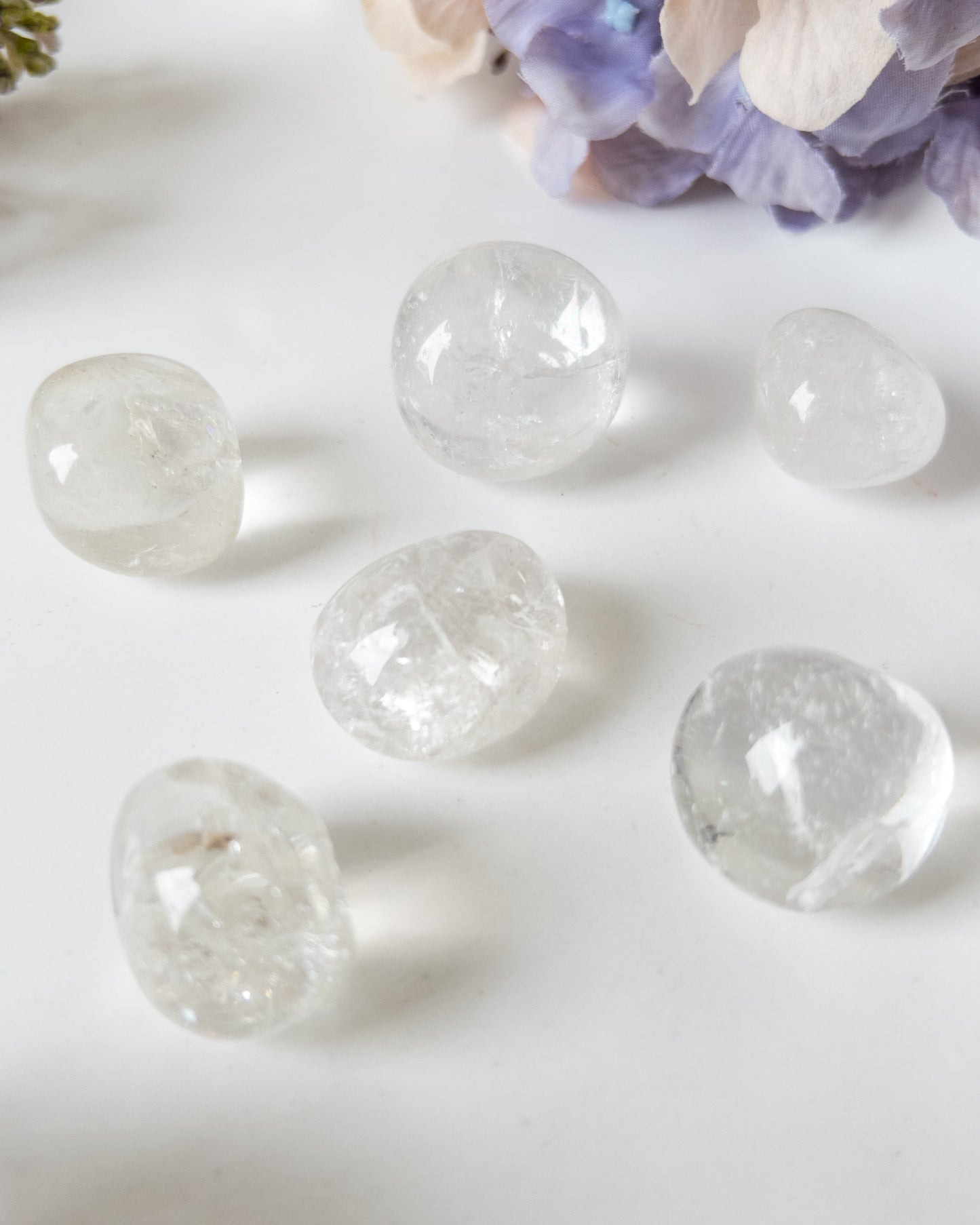 Clear Quartz Tumbles