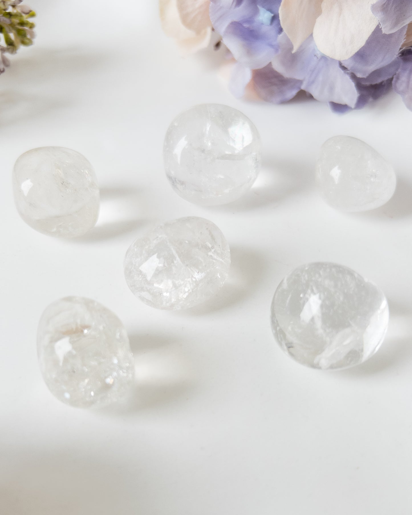 Clear Quartz Tumbles