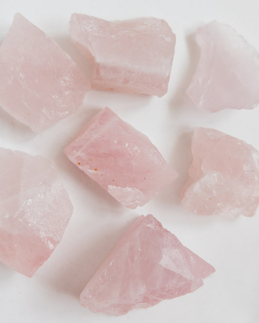 Raw Rose Quartz