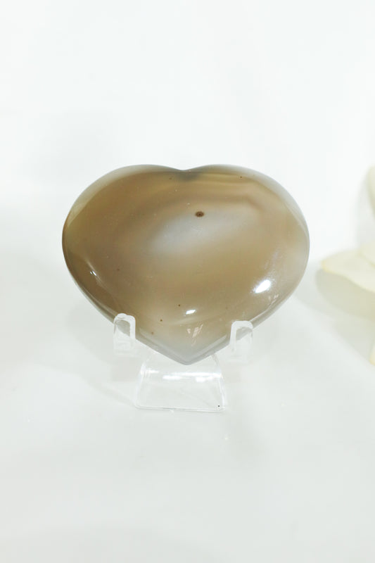 Druzy Agate Heart #5