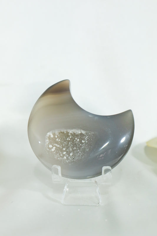 Druzy Agate Moon #2