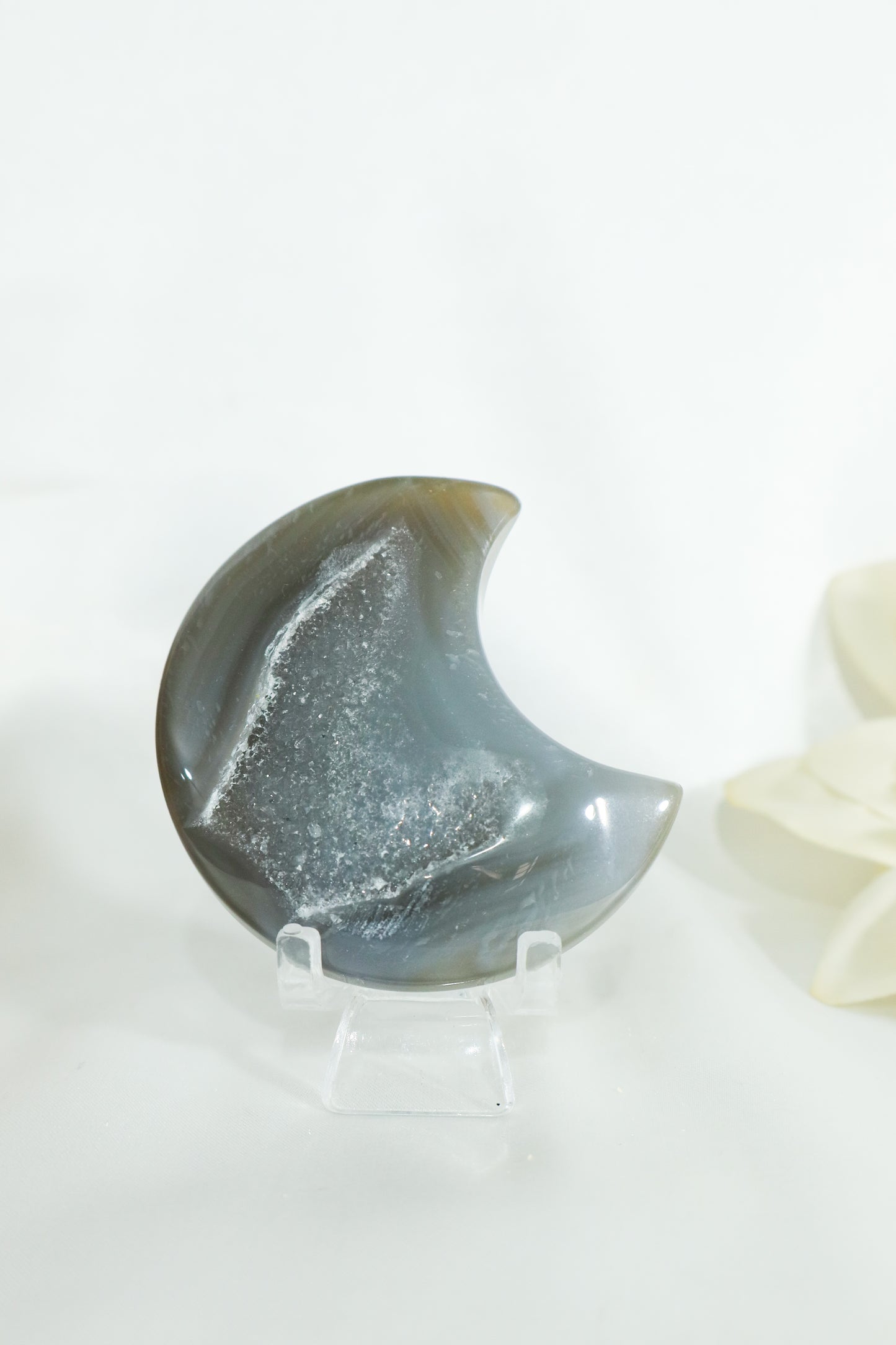Druzy Agate Moon #3