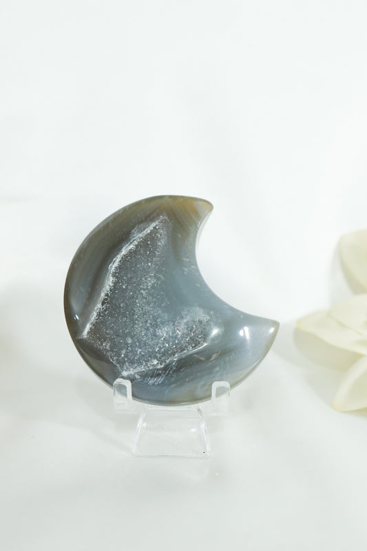 Druzy Agate Moon #3
