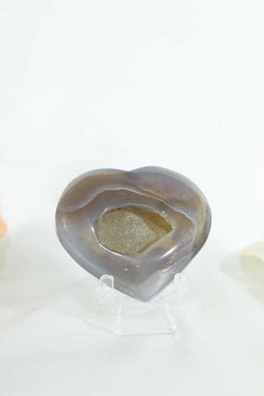 Druzy Agate Heart #6