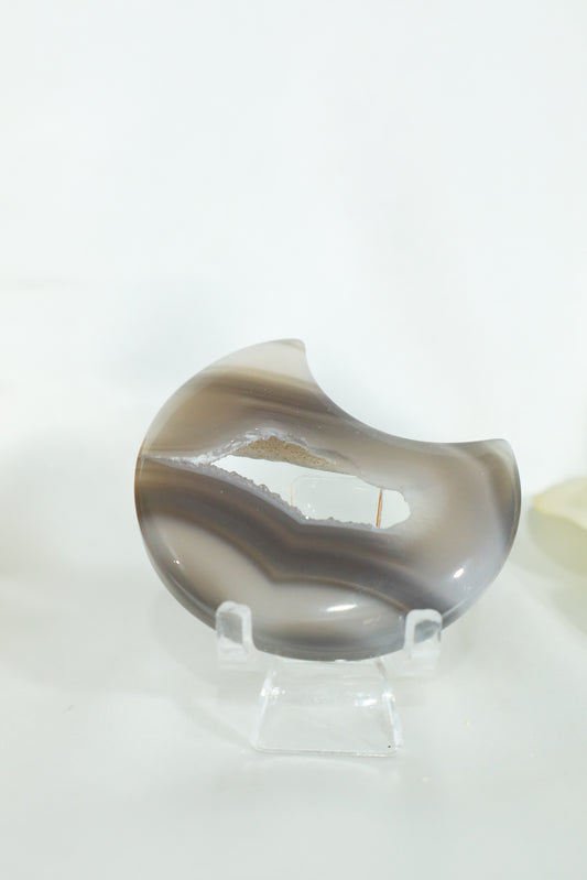 Druzy Agate Moon #1