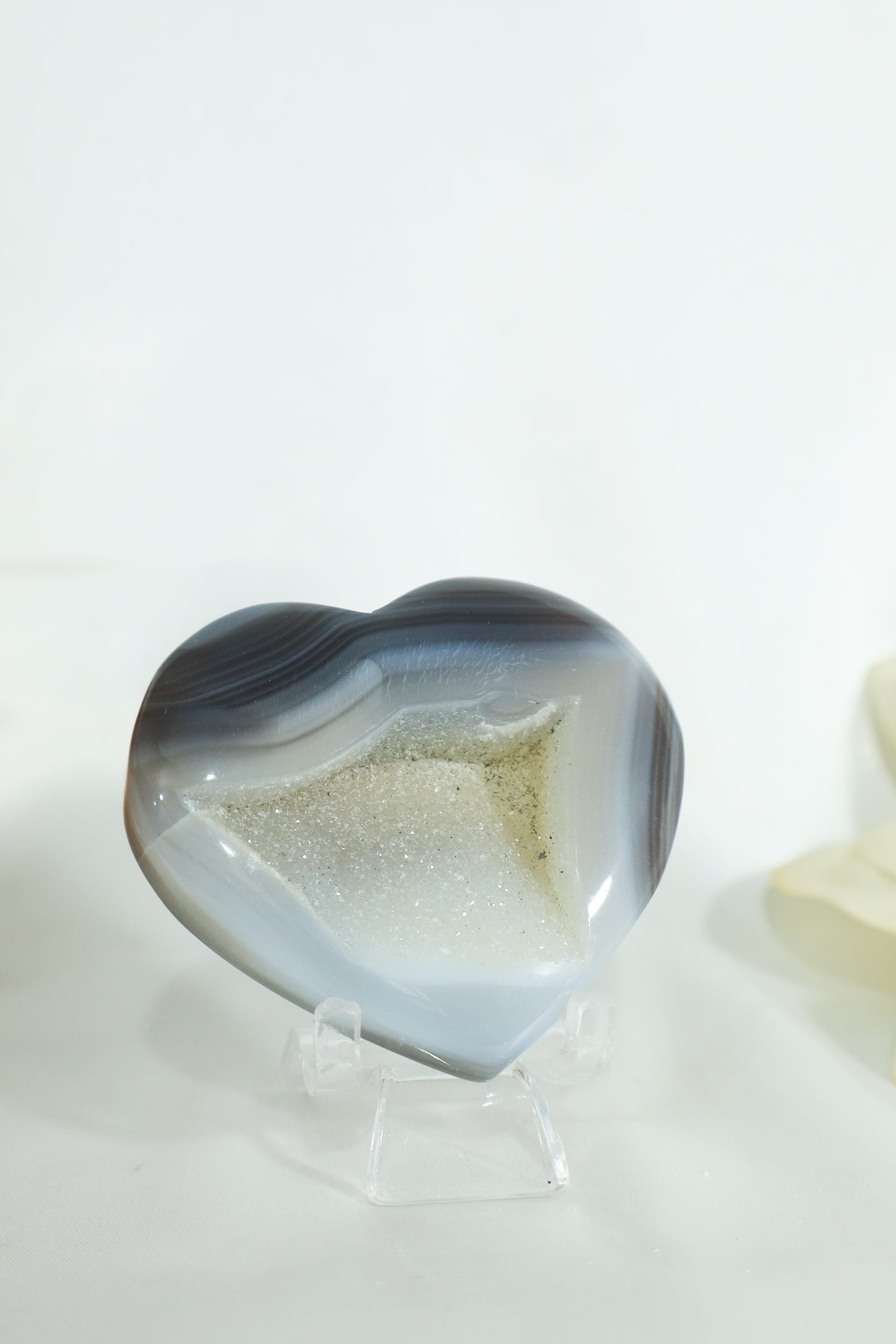Druzy Agate Heart #7