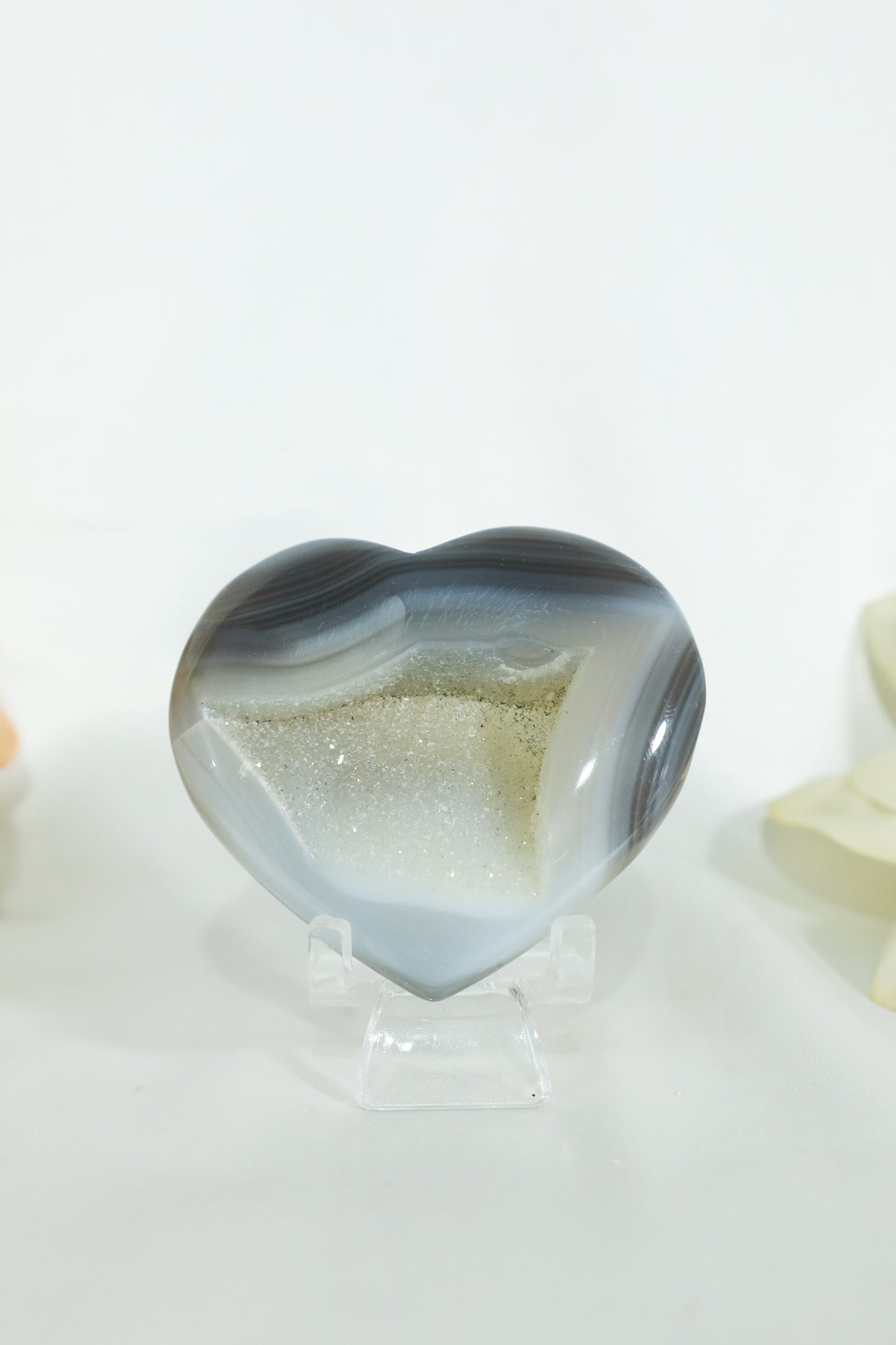 Druzy Agate Heart #7