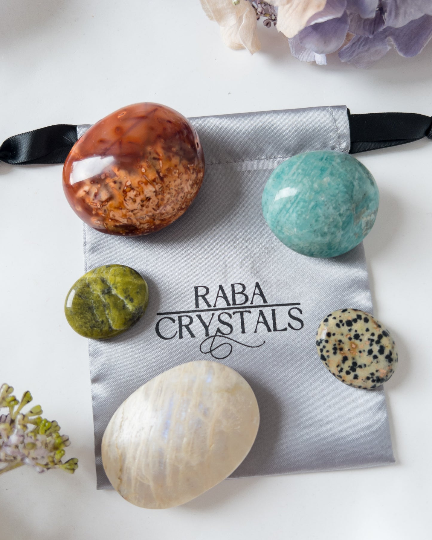 Palm & Worry Stones Mystery Box- 5Pcs