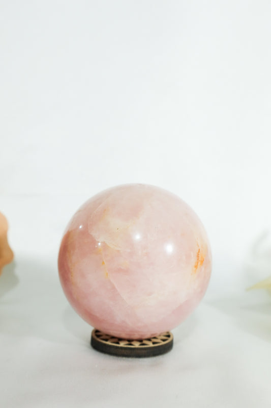 Rose Quartz Sphere #12