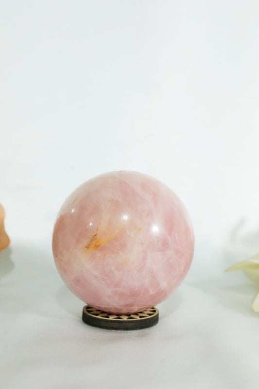 Rose Quartz Sphere #12
