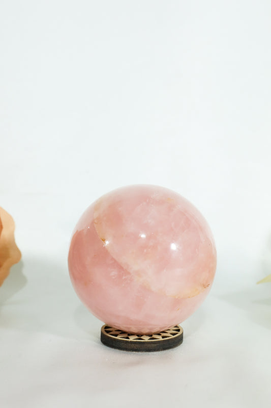 Rose Quartz Sphere #10