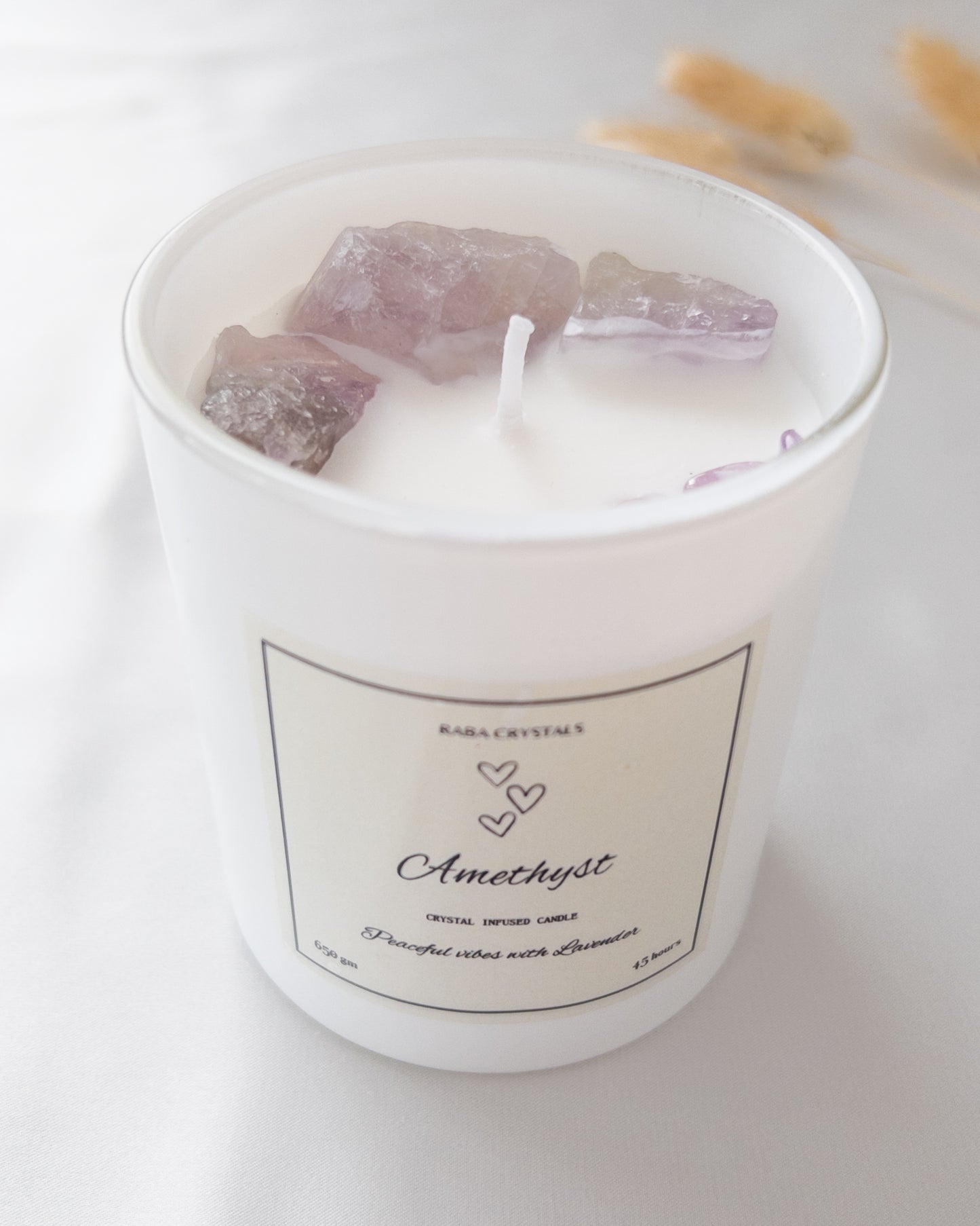 Amethyst Candle