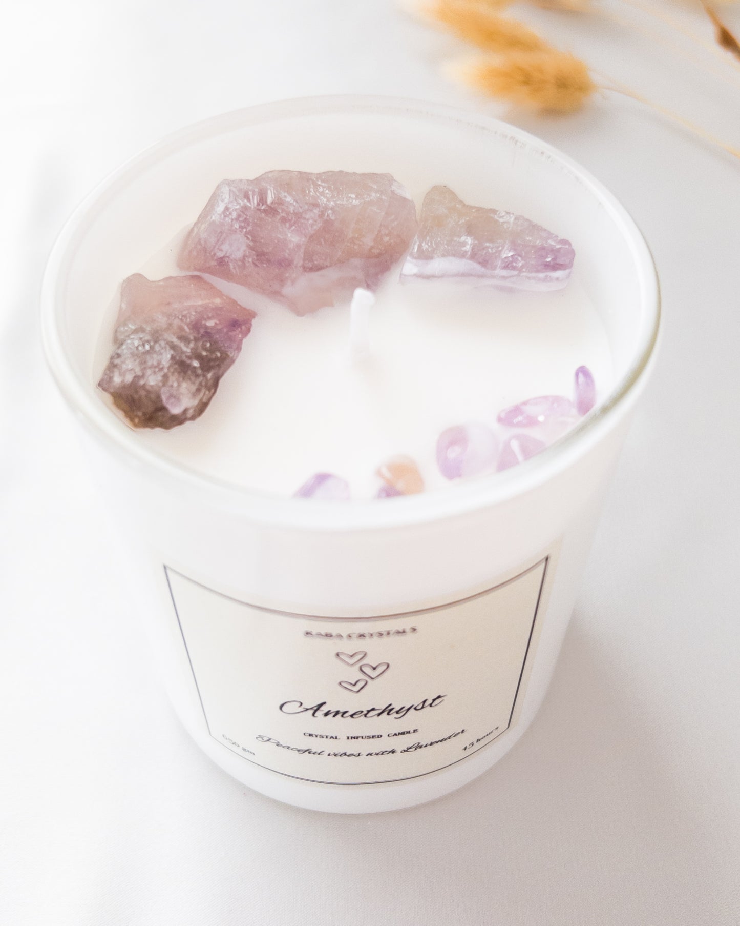 Amethyst Candle