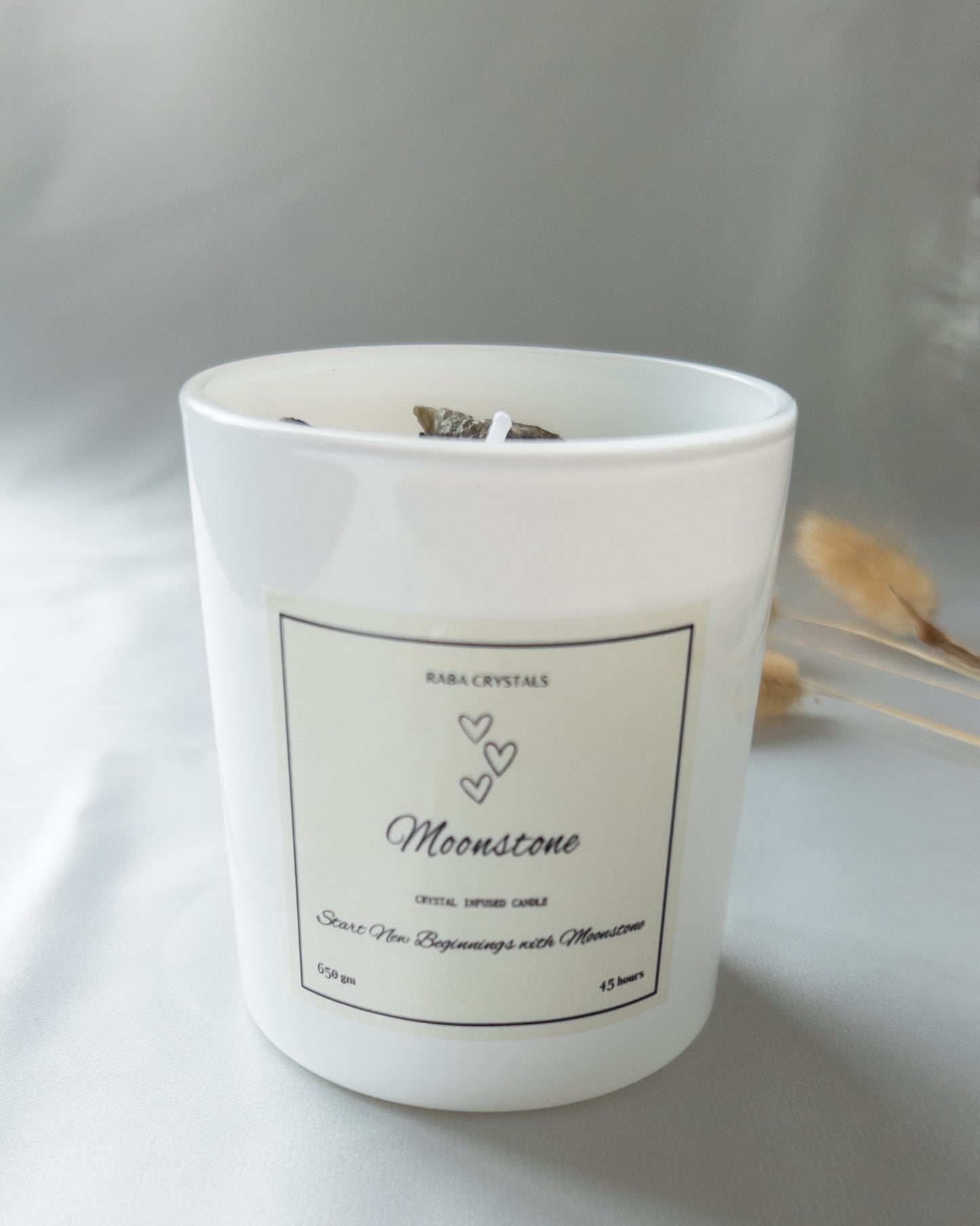 Moonstone Candle