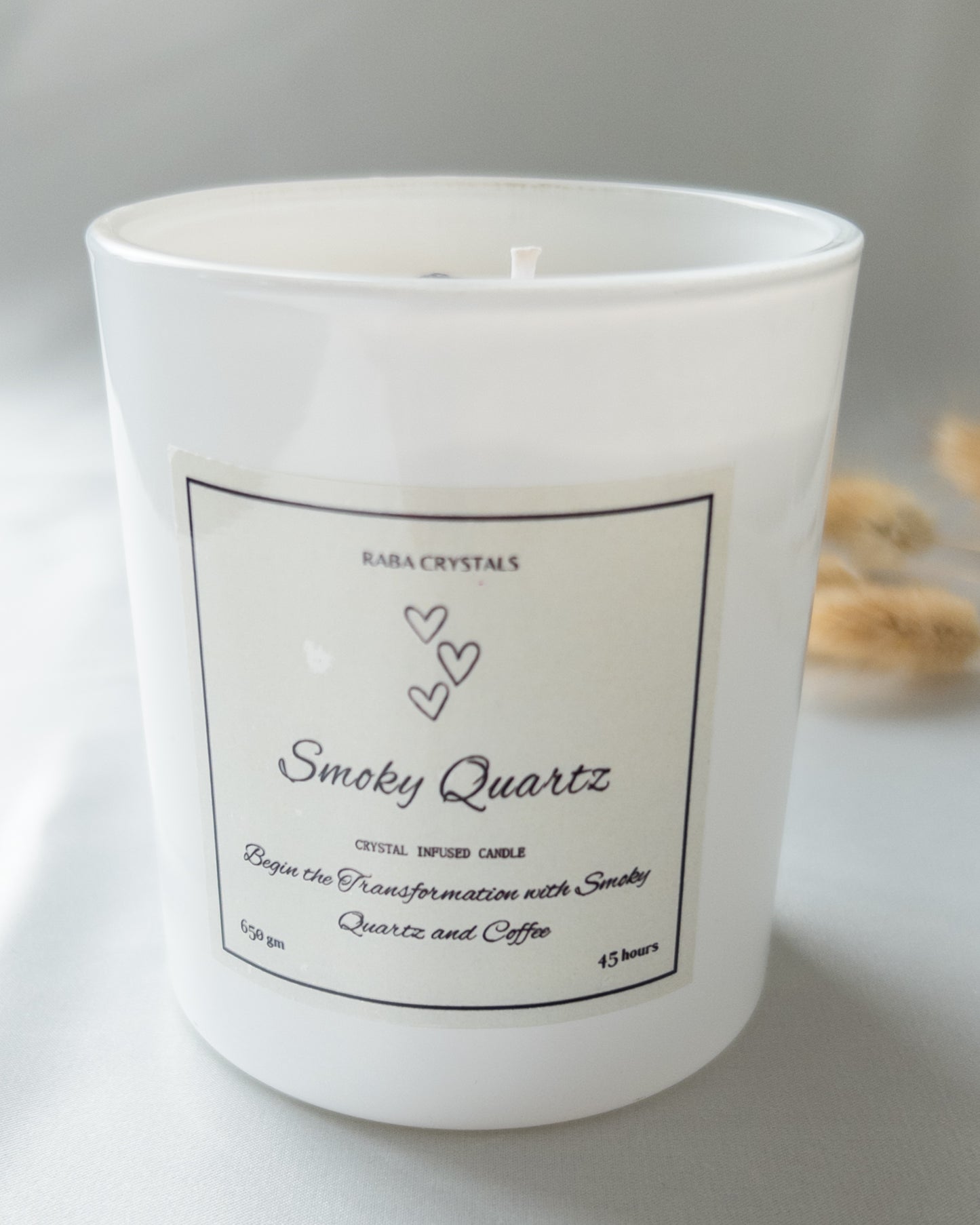 Smoky Quartz Candle