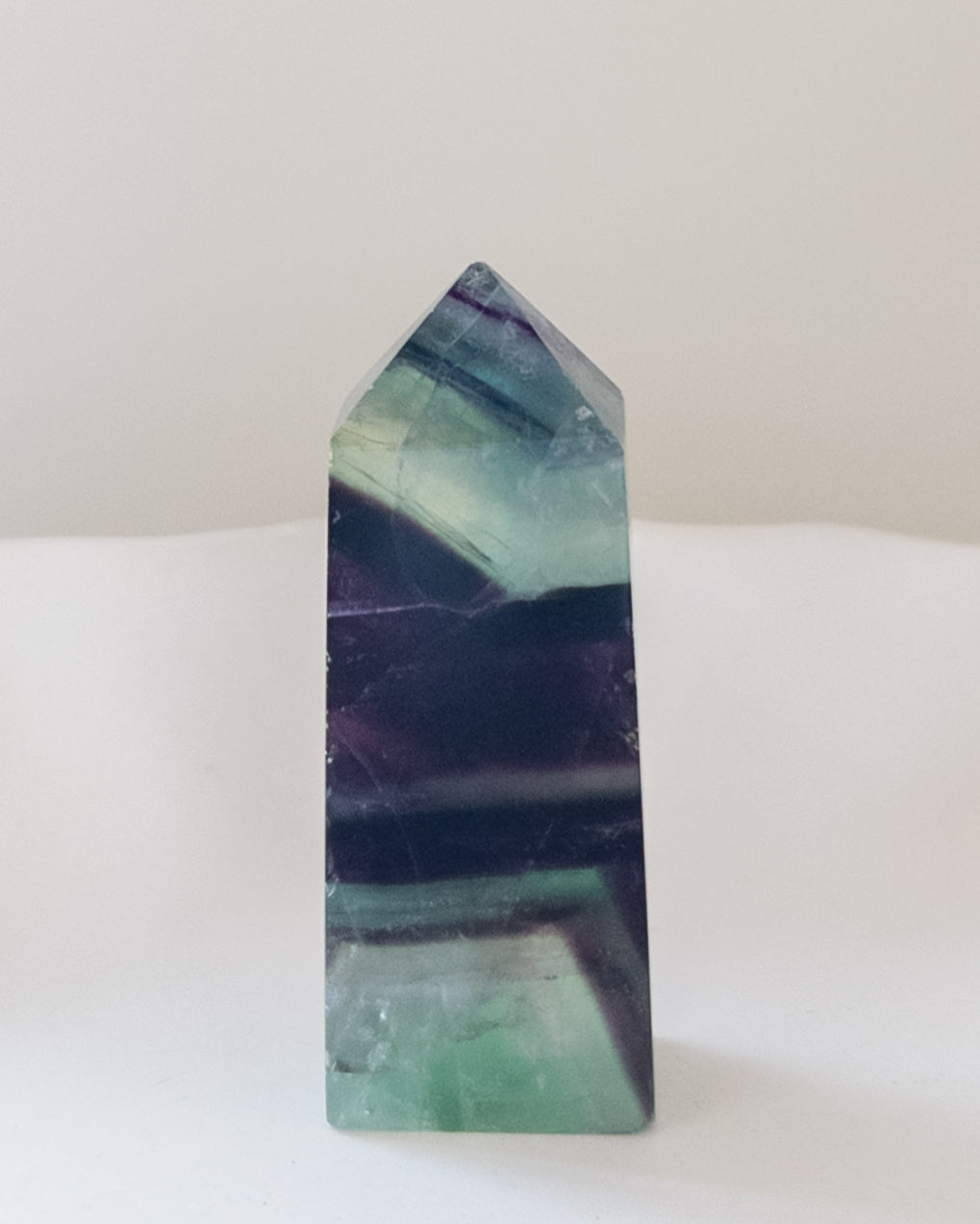 Rainbow Fluorite Tower #1