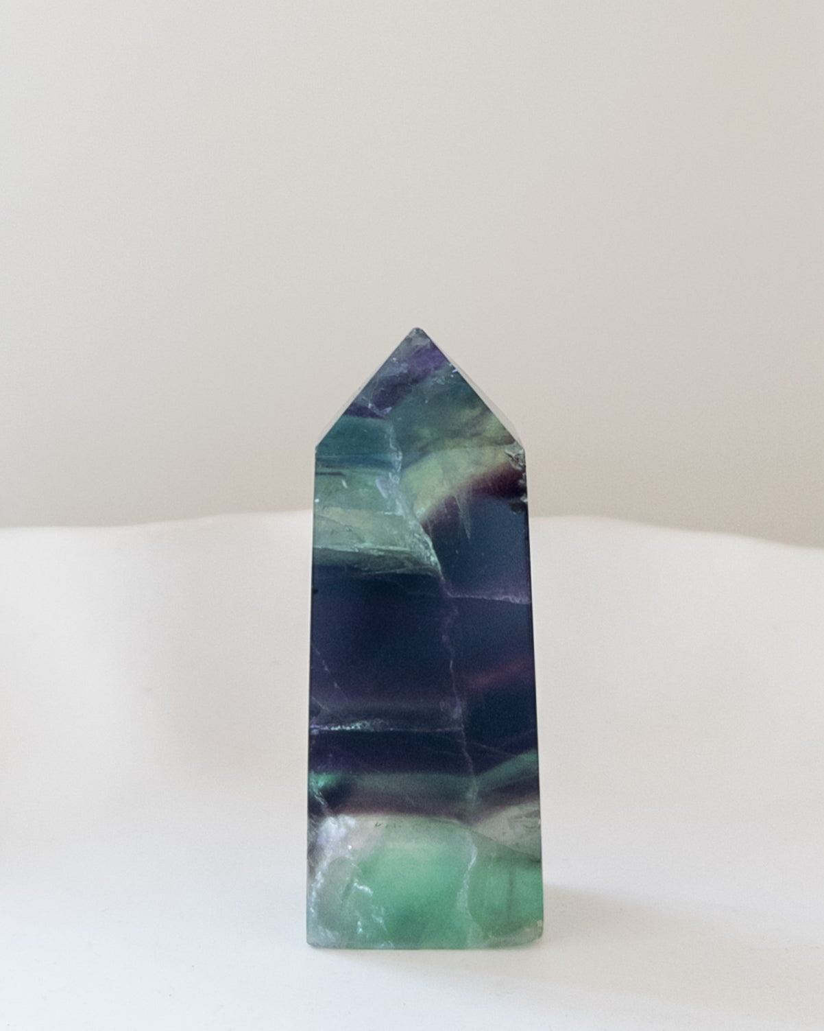 Rainbow Fluorite Tower #1