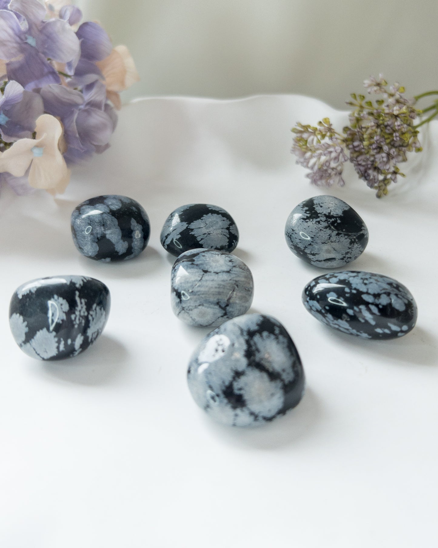 Snowflake Obsidian Tumbles