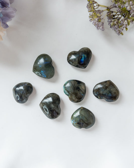 Labradorite Hearts- Small