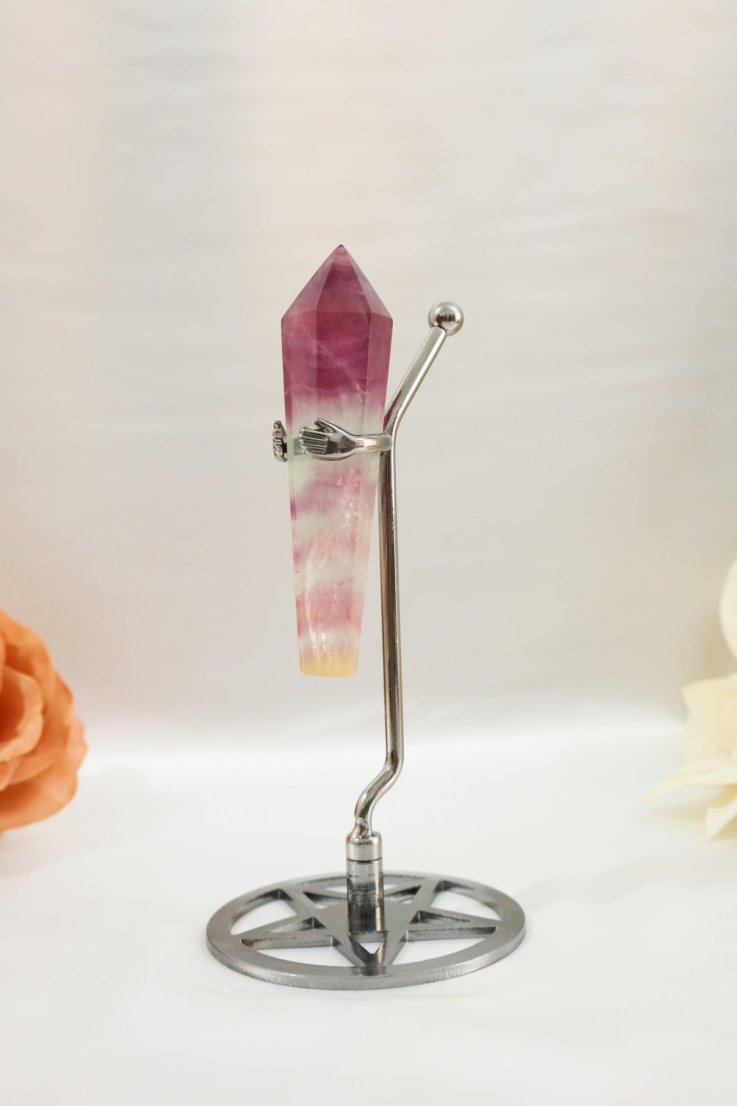 Fluorite Wand on Stand #8