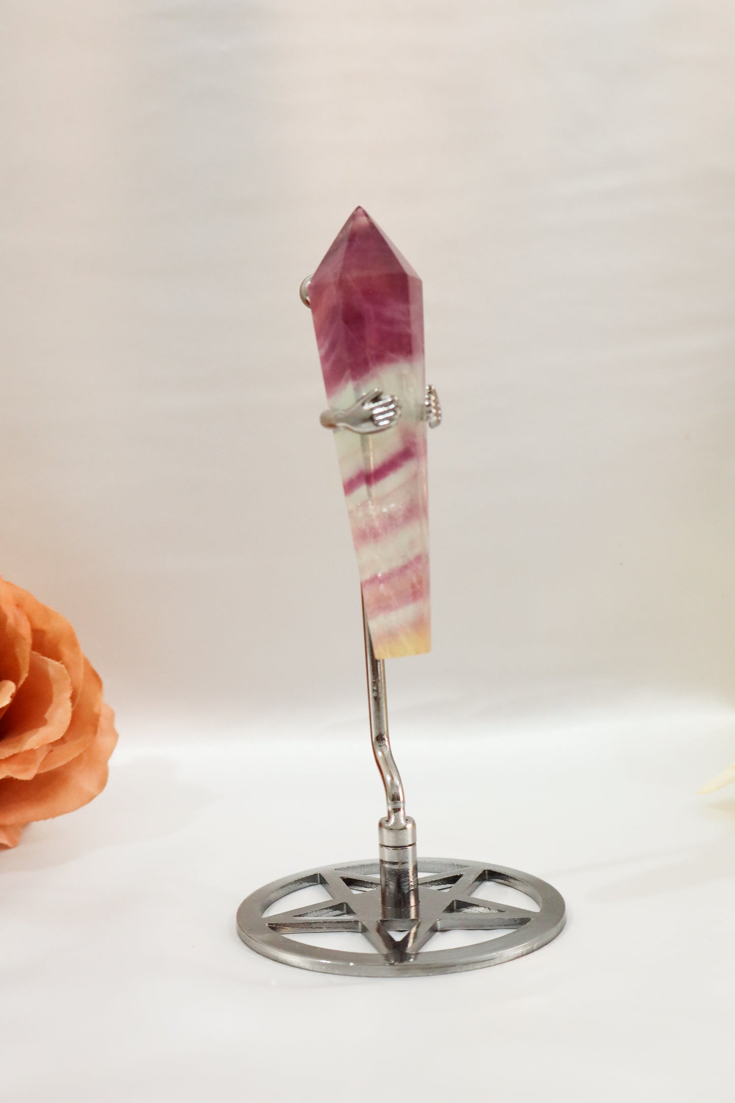 Fluorite Wand on Stand #8