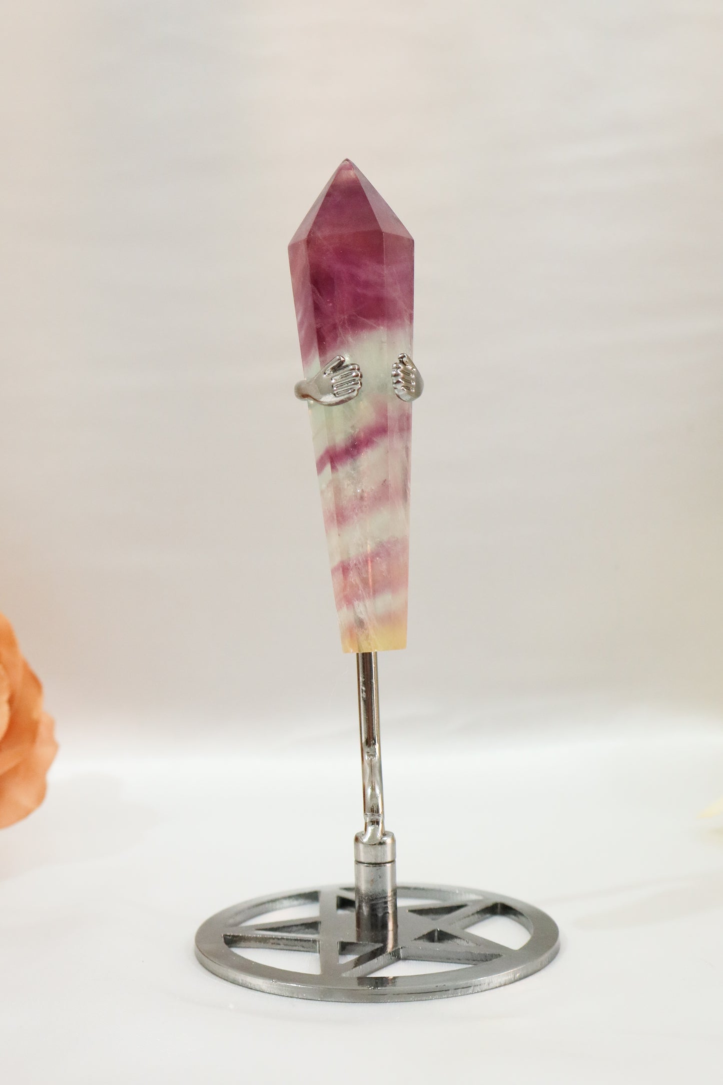 Fluorite Wand on Stand #8
