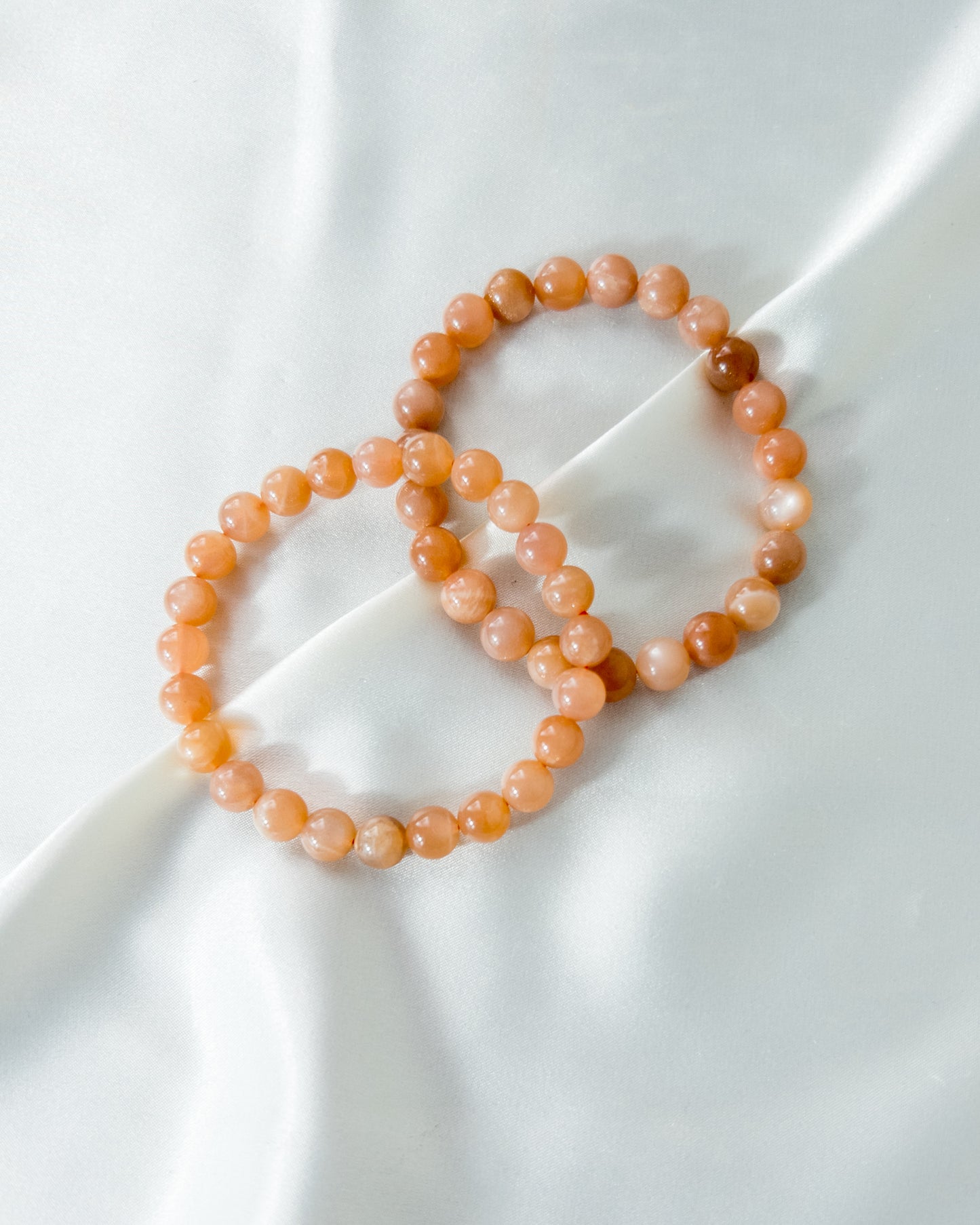 Peach Moonstone Bracelet